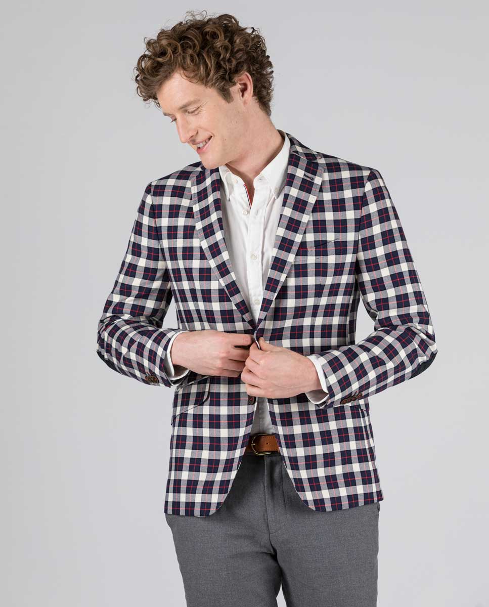 Blazer Big Vichy Navy / Red