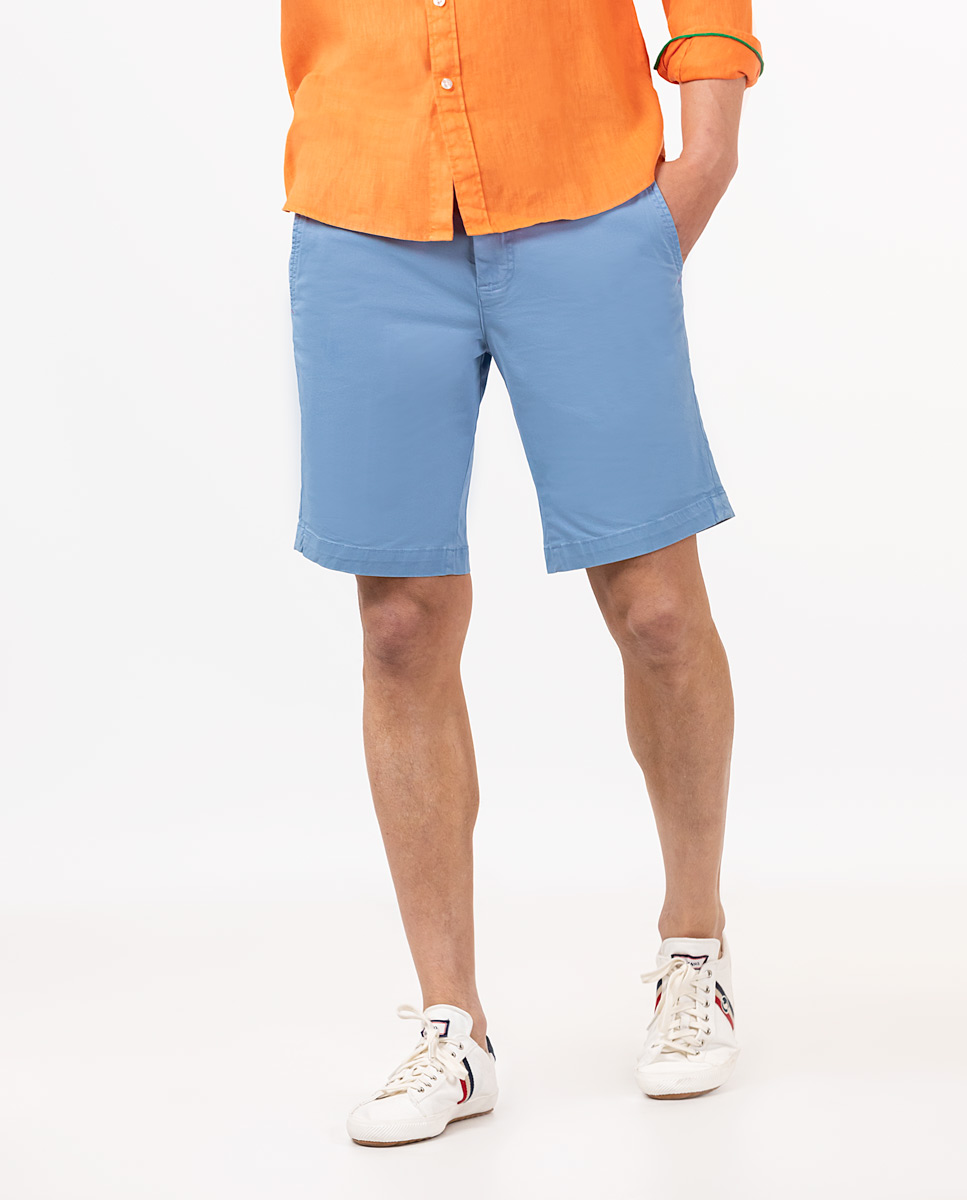 Blue Bermuda Shorts