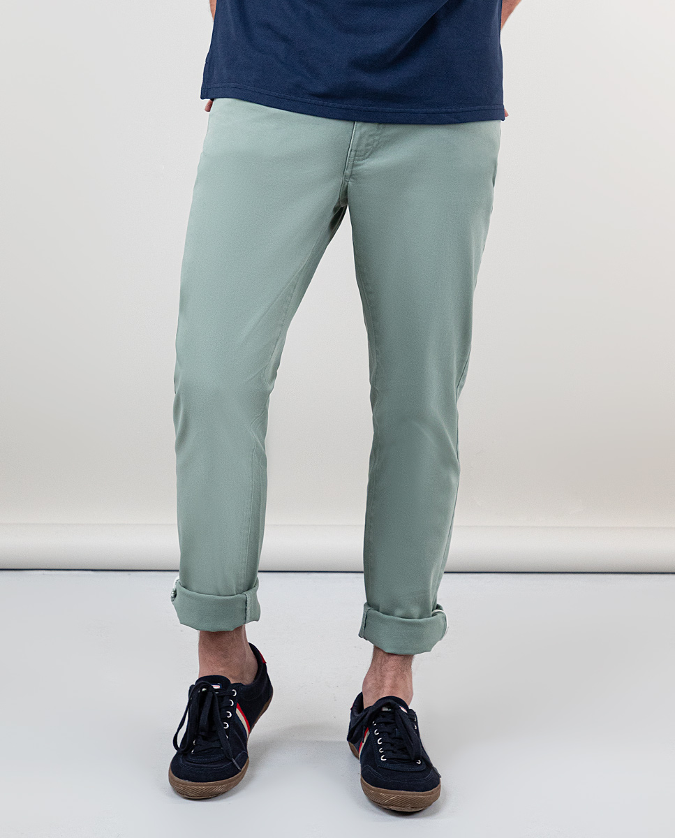 Pantalon 5 Poches Vert