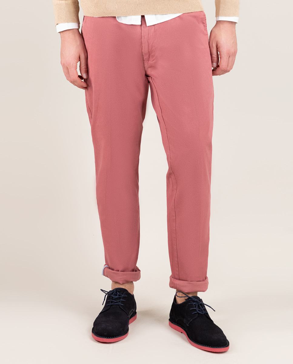 Pantalón Chino Básico Terracota