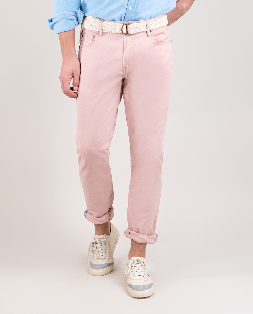 Pantalón 5 Bolsillos Rosa