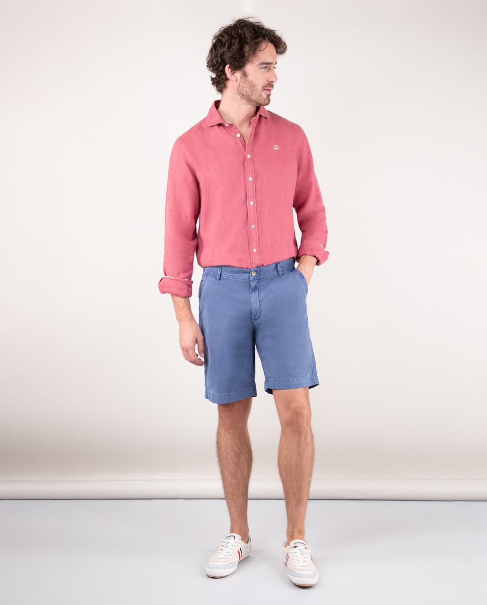 Bermudas Azul Medio LATAM