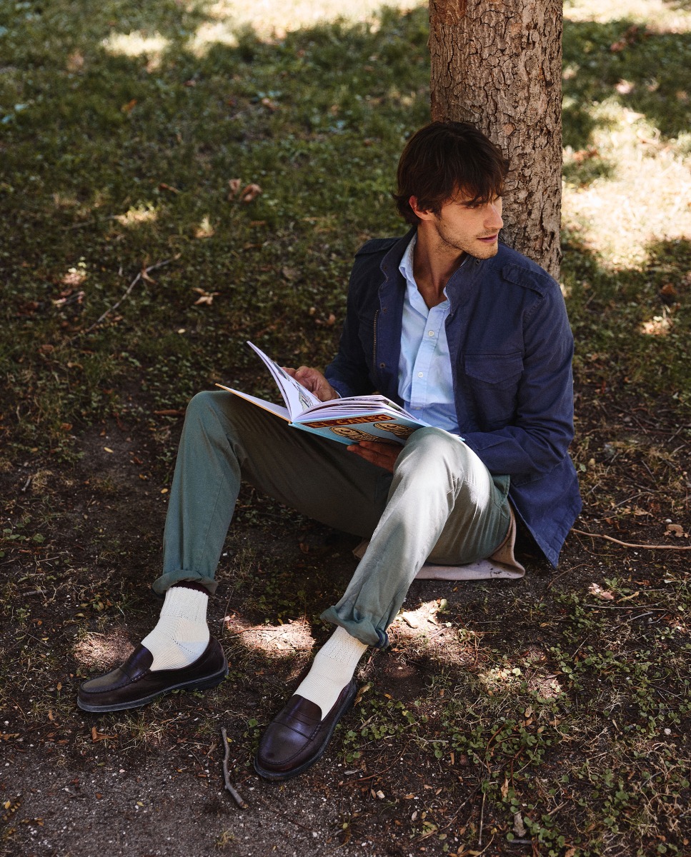 Green Slim Fit  Chinos