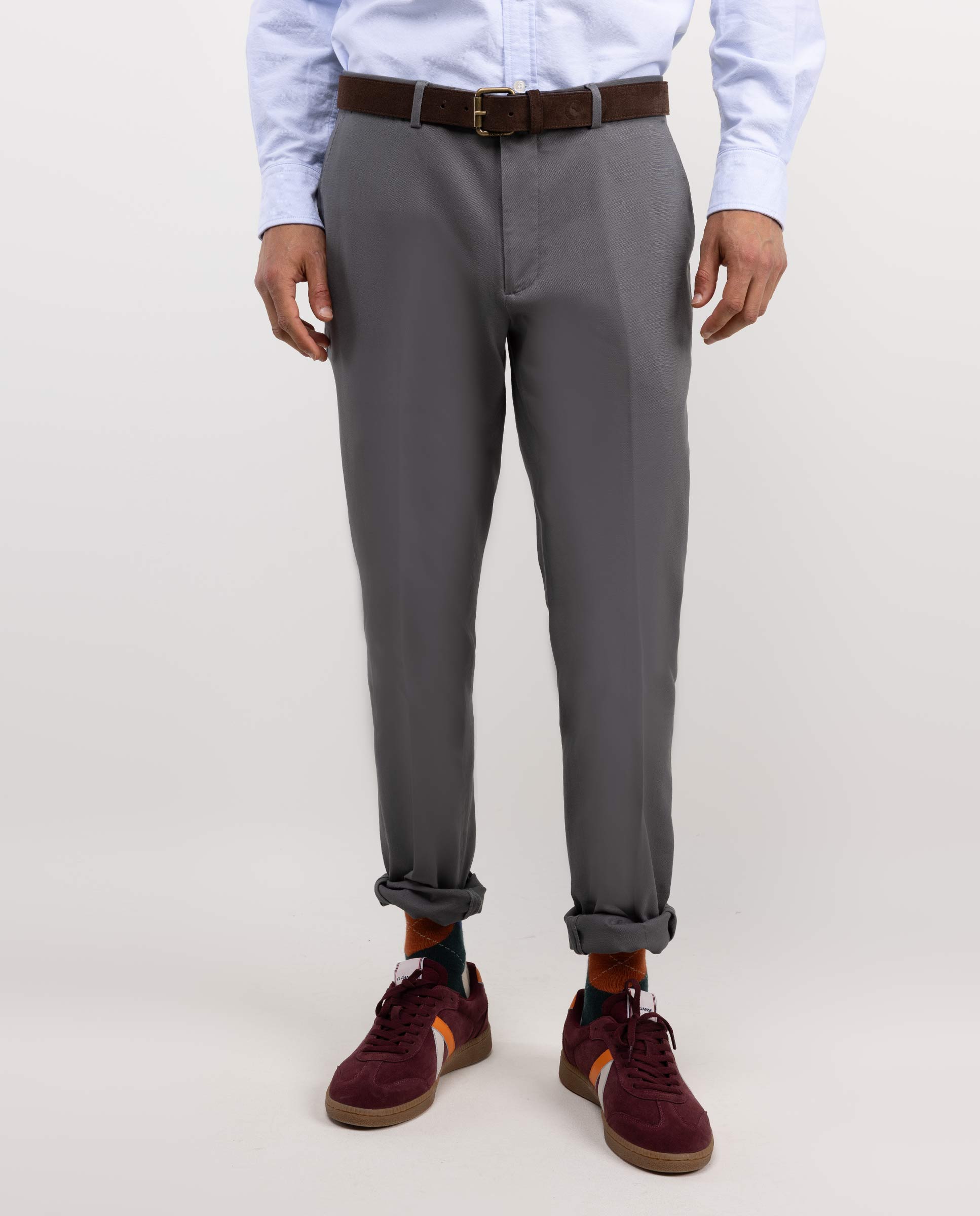Washed Grey Panama Trouser Separate