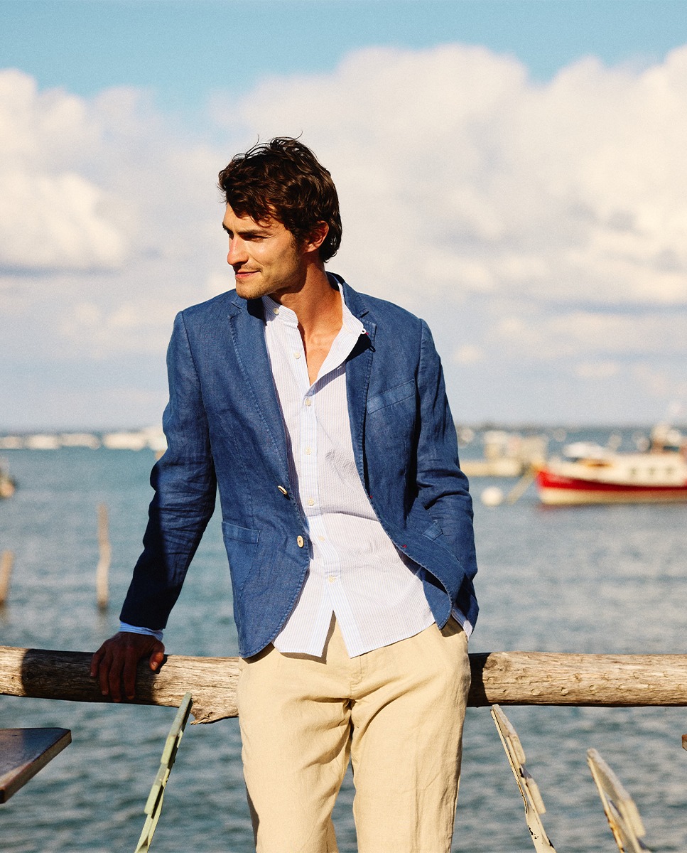 Americana Lino Garment Dyed Marino