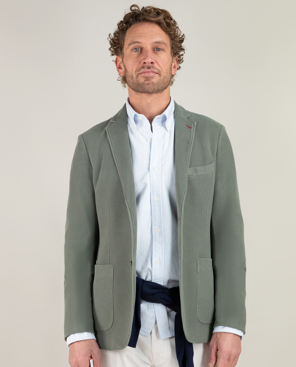 Americana Piqué Garment Dyed Verde