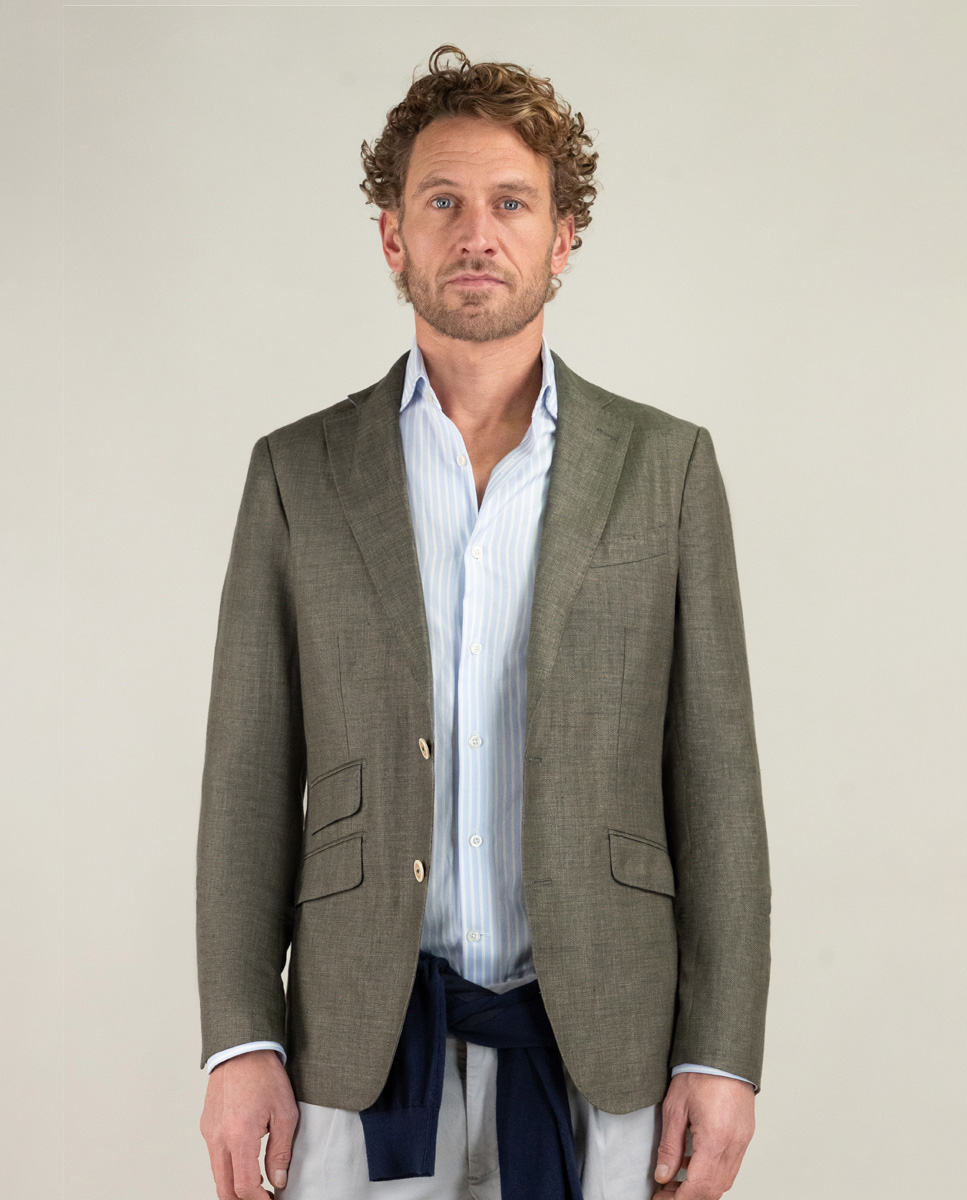 Americana Lino Verde