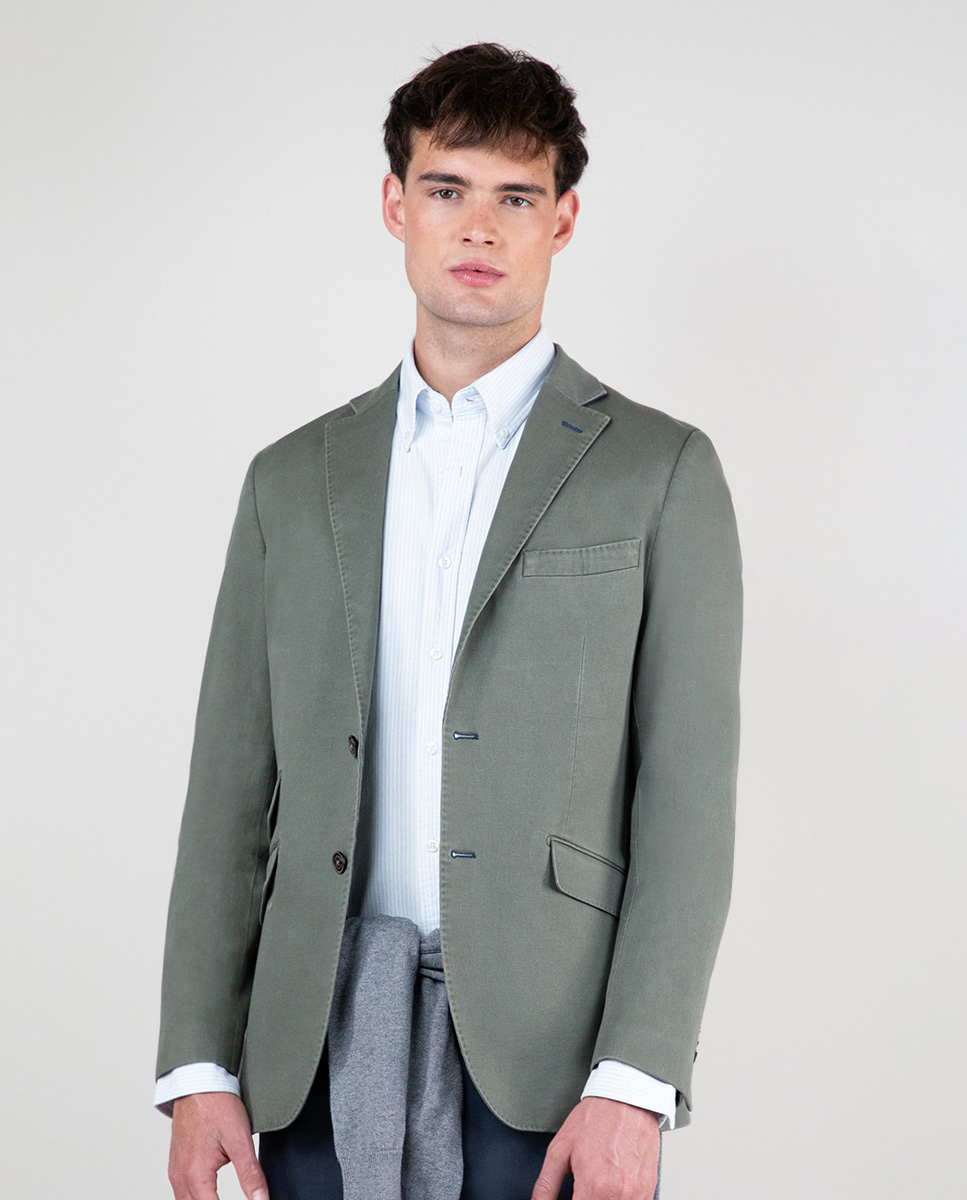 Americana Panamá Lavada Verde