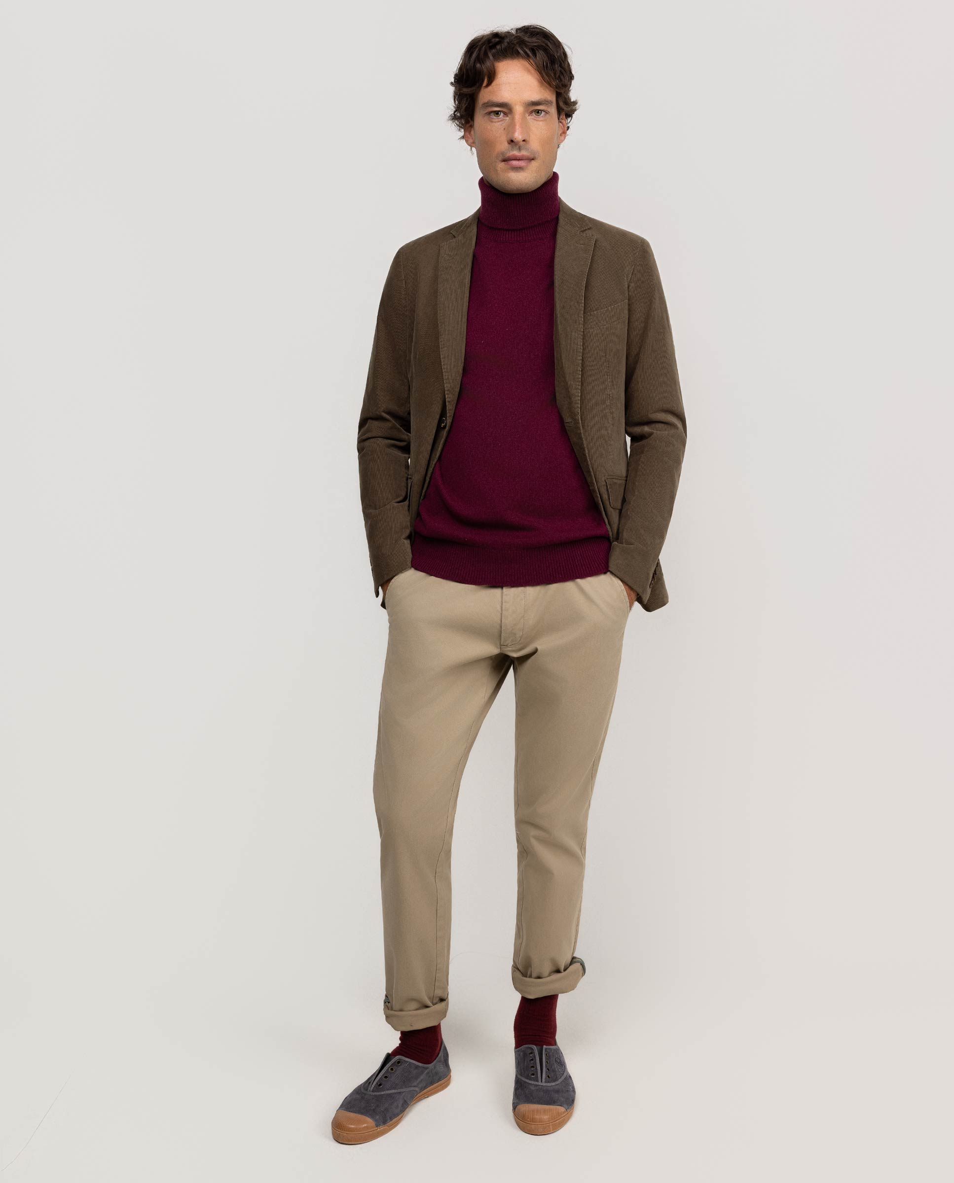 Americana Pana Tinte en Prenda Verde