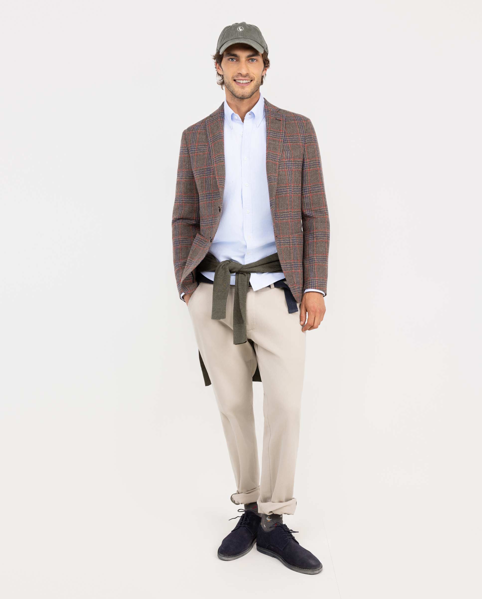 Americana Lana Edición Limitada Cuadro Gris