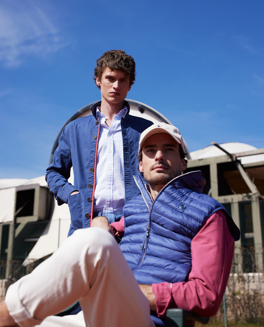 Chaleco Acolchado Básico Azul