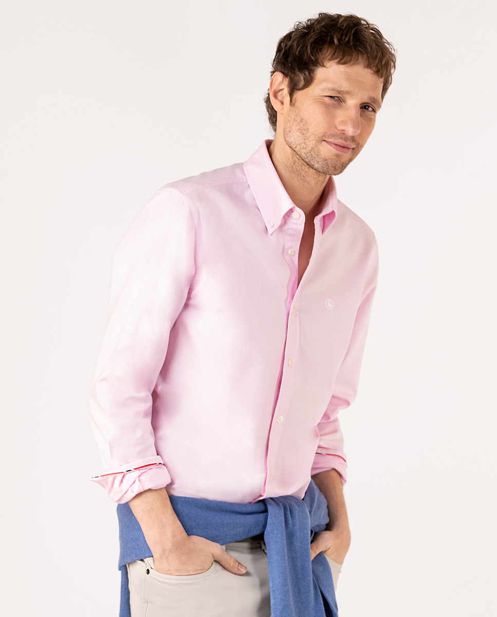 Plain Pink Oxford Shirt