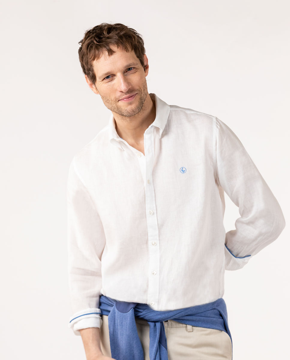 White Linen Shirt