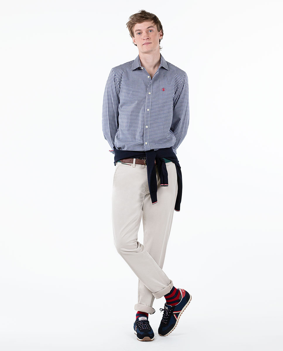 Chemise Vichy Marine