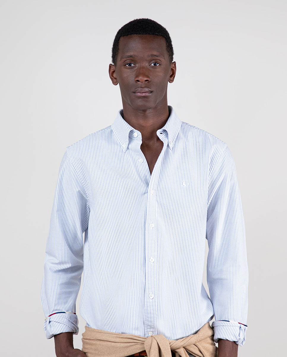 Camisa Oxford Yale Marino