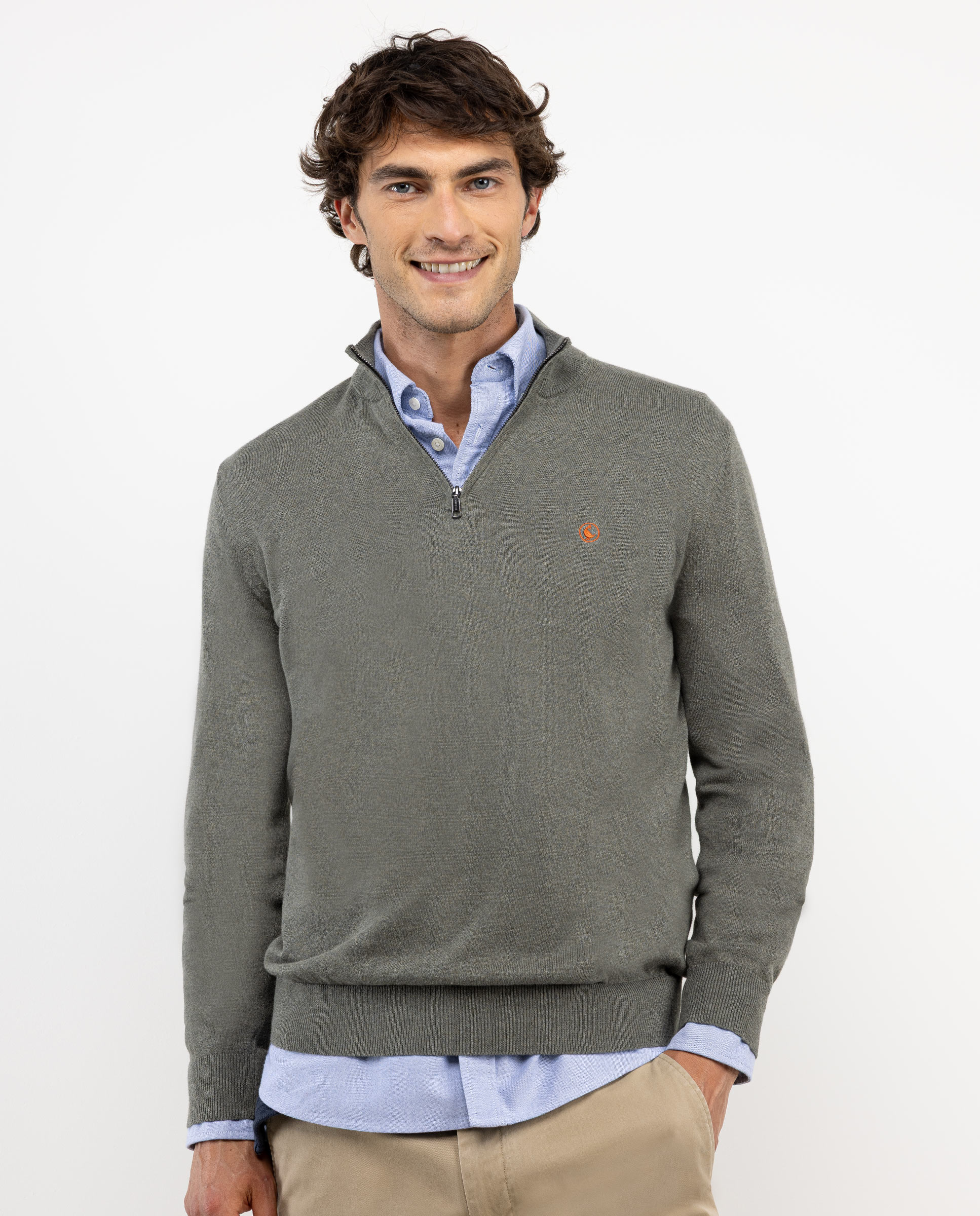 Jersey Cuello Camionero Verde