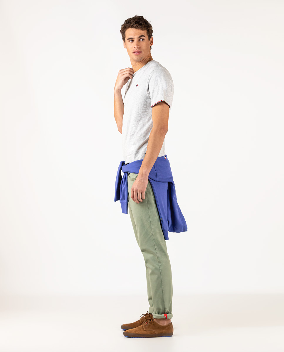 Camiseta Gris Melange