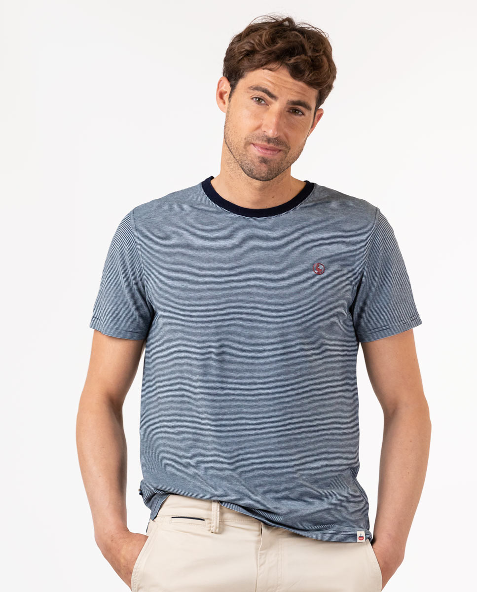 Camiseta Multirrayas Azul