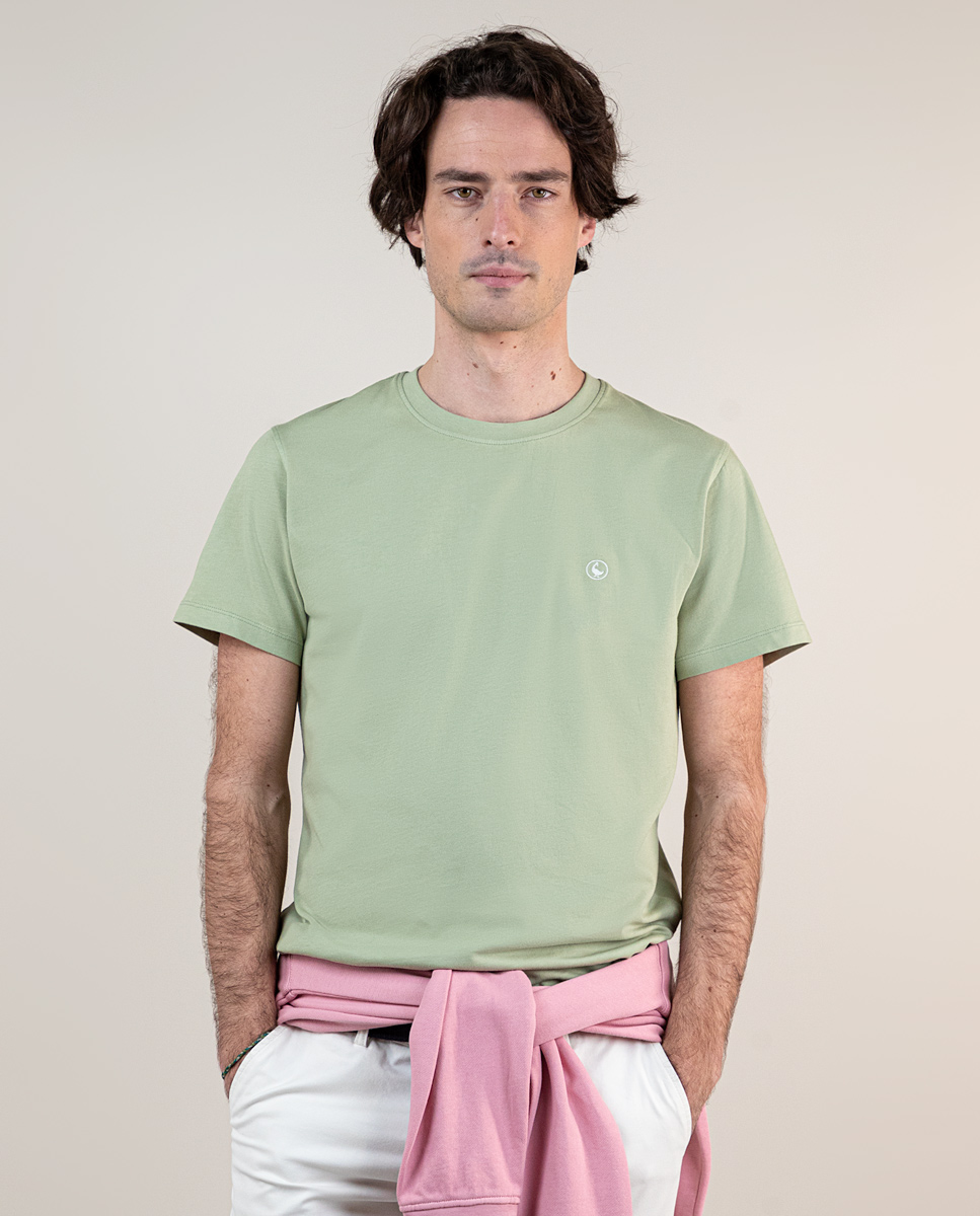 Camiseta Garment Dyed Verde