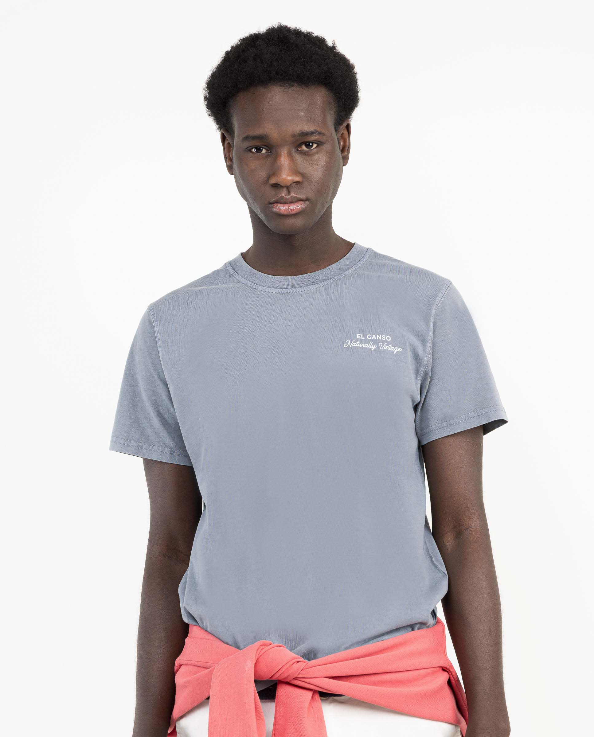 Natural Grey Garment Dyed Shirt