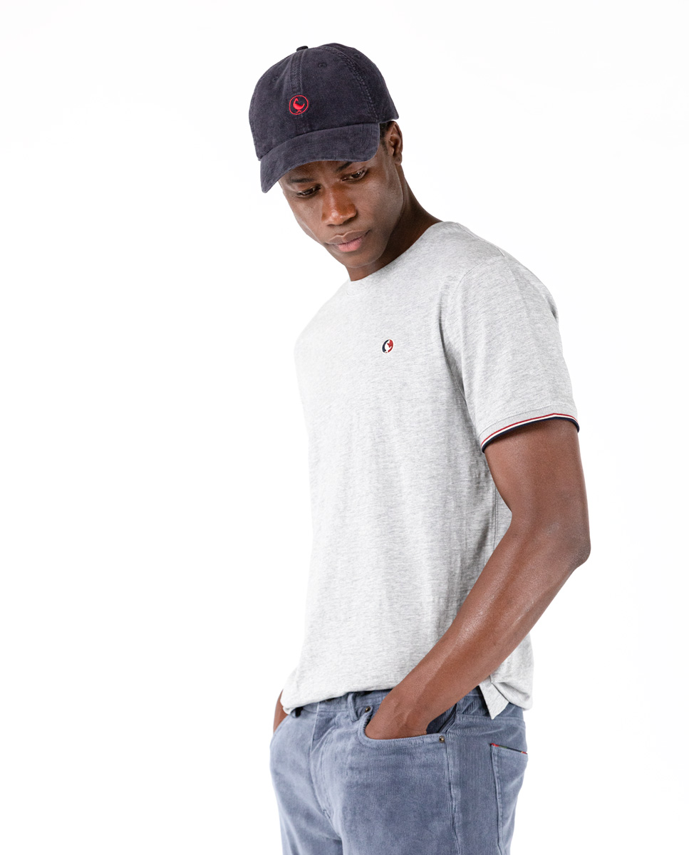 Camiseta Gris Melange