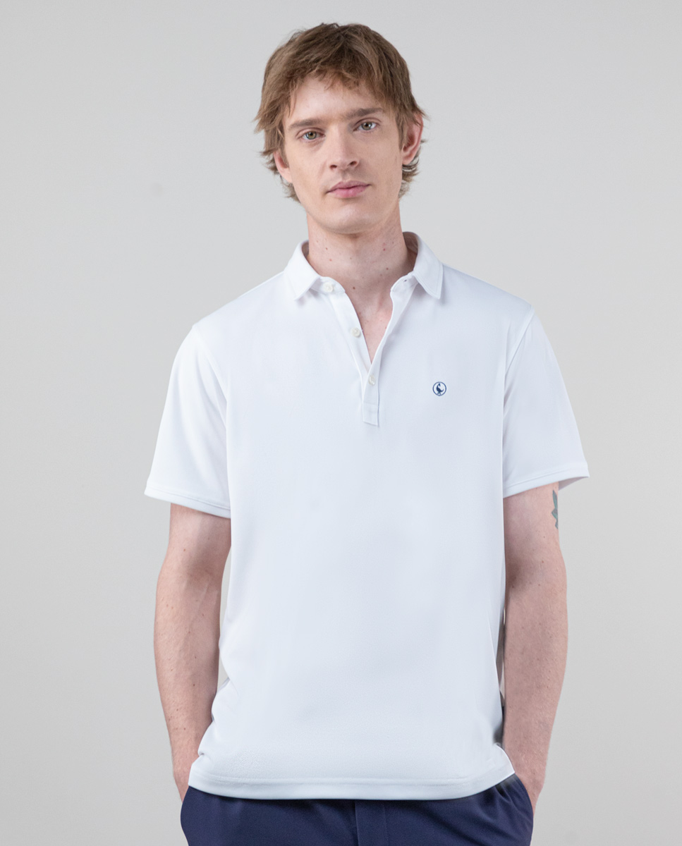 White Sepiia Polo