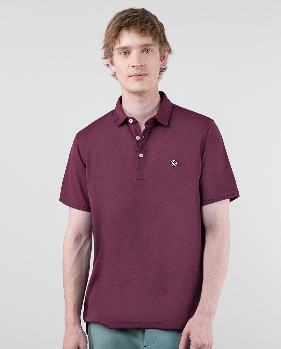 Maroon Sepiia Polo