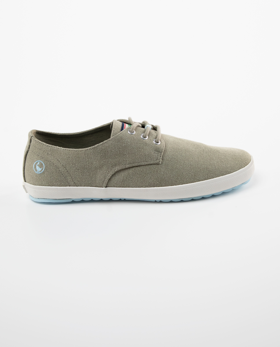 Derby Sneaker Canvas Verde