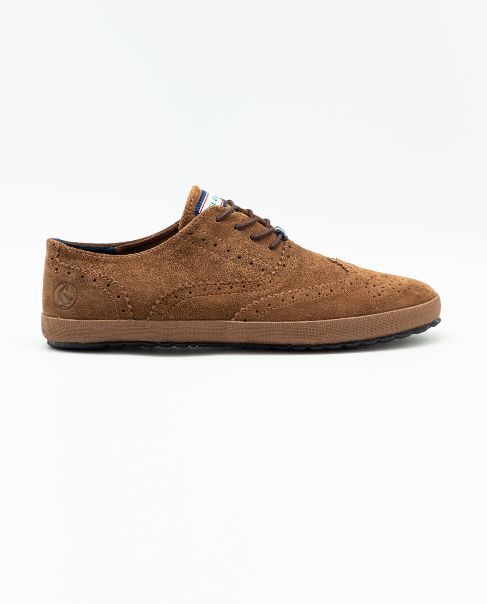 Sneaker Oxford Daim Marron