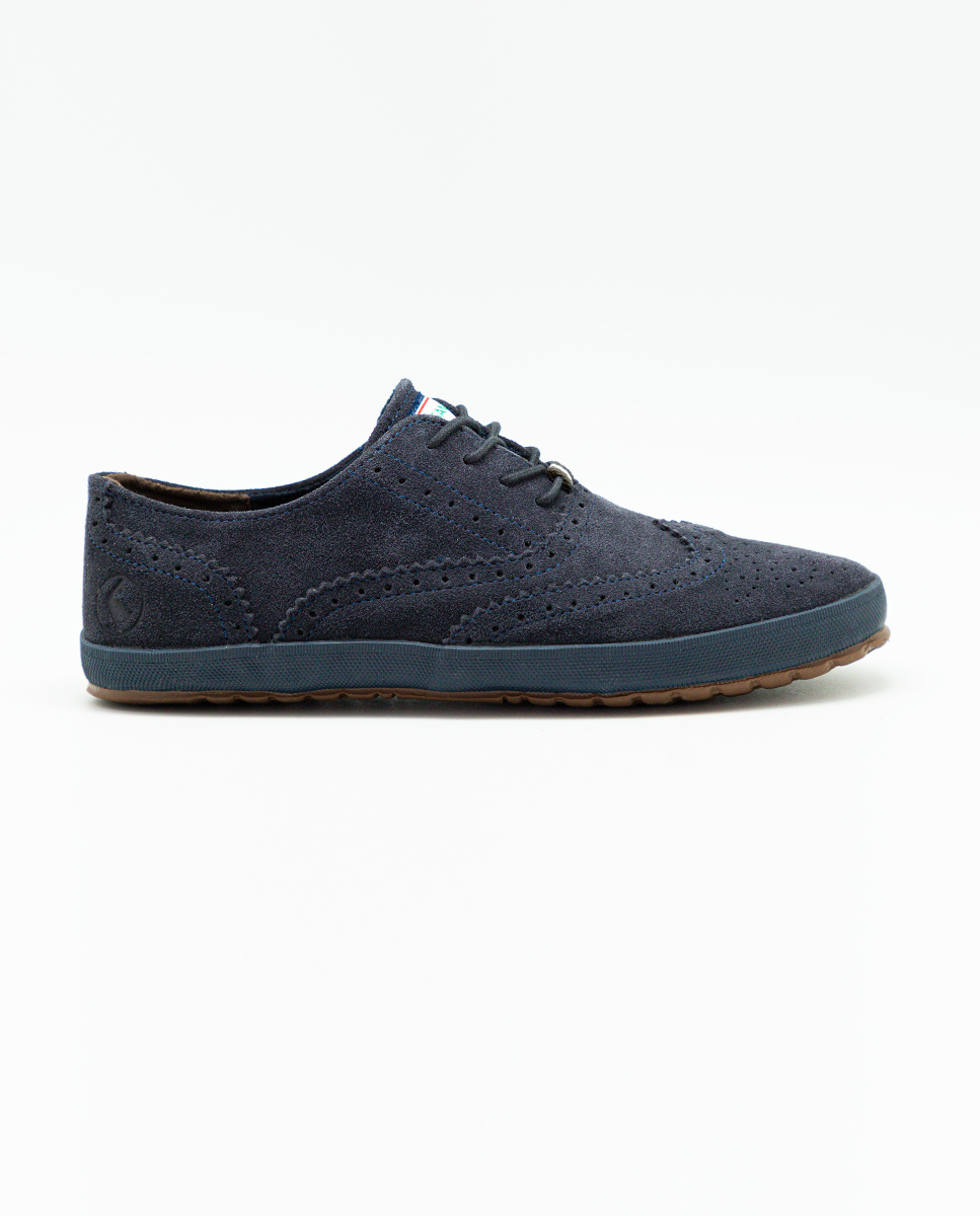 Sneaker Oxford Daim Marine