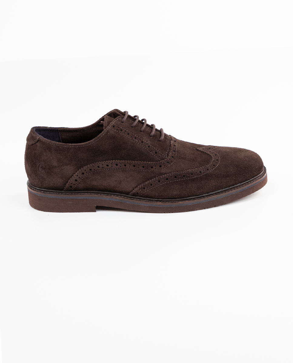Oxford-Schuh Wildleder Braun