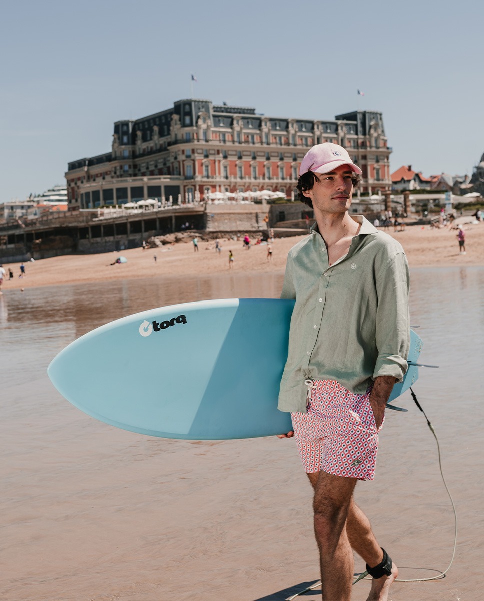 Bañador Estampado Rosa