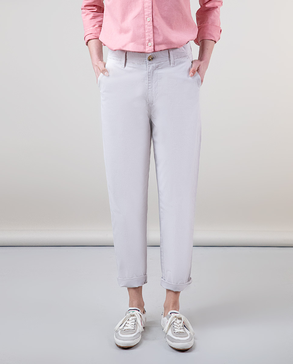 Pantalon Chino Écru