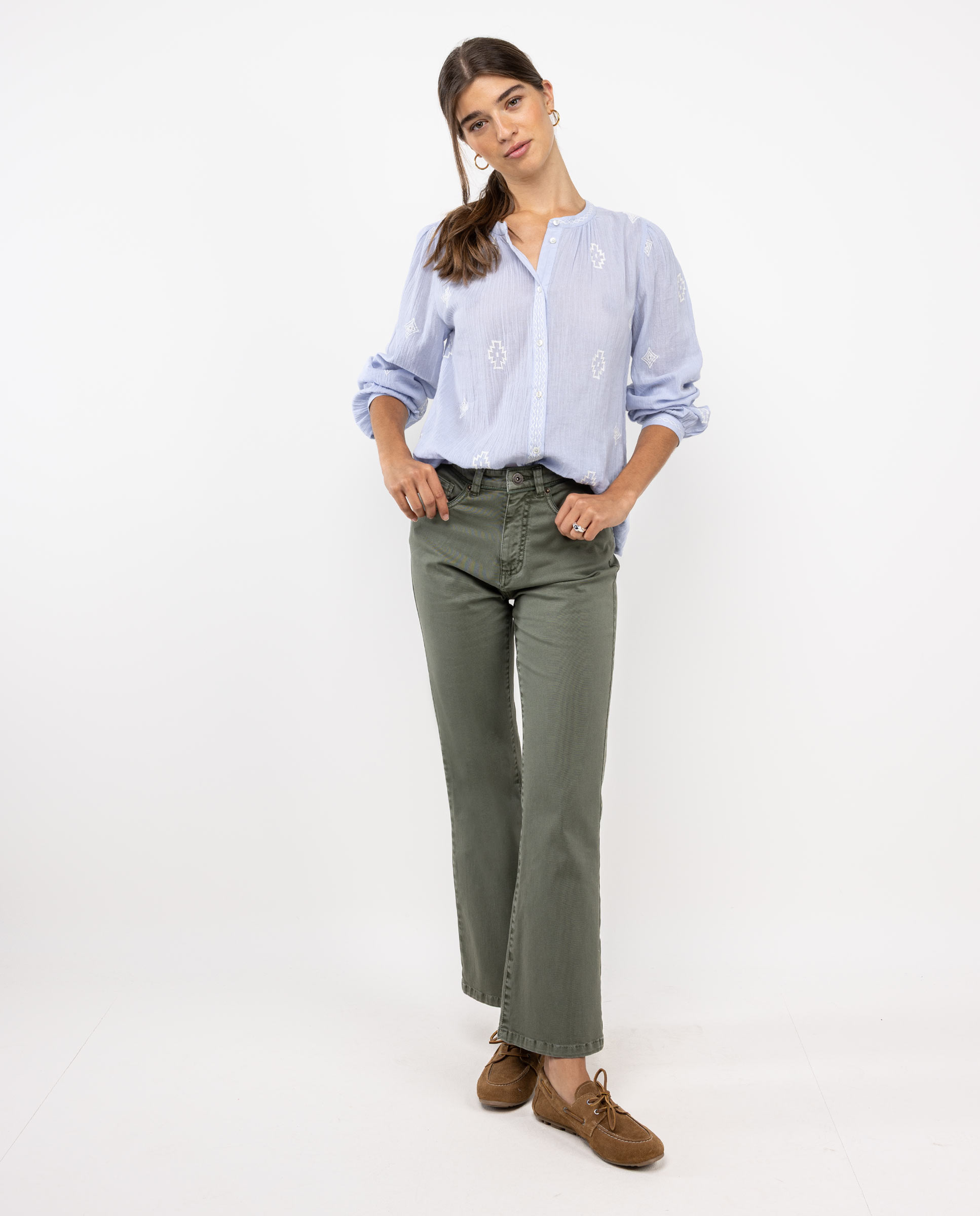 Pantalón 5 Bolsillos Verde