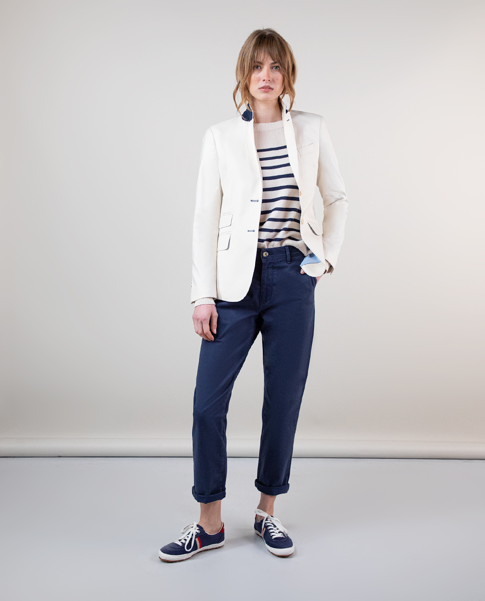Blazer Oxford Écru