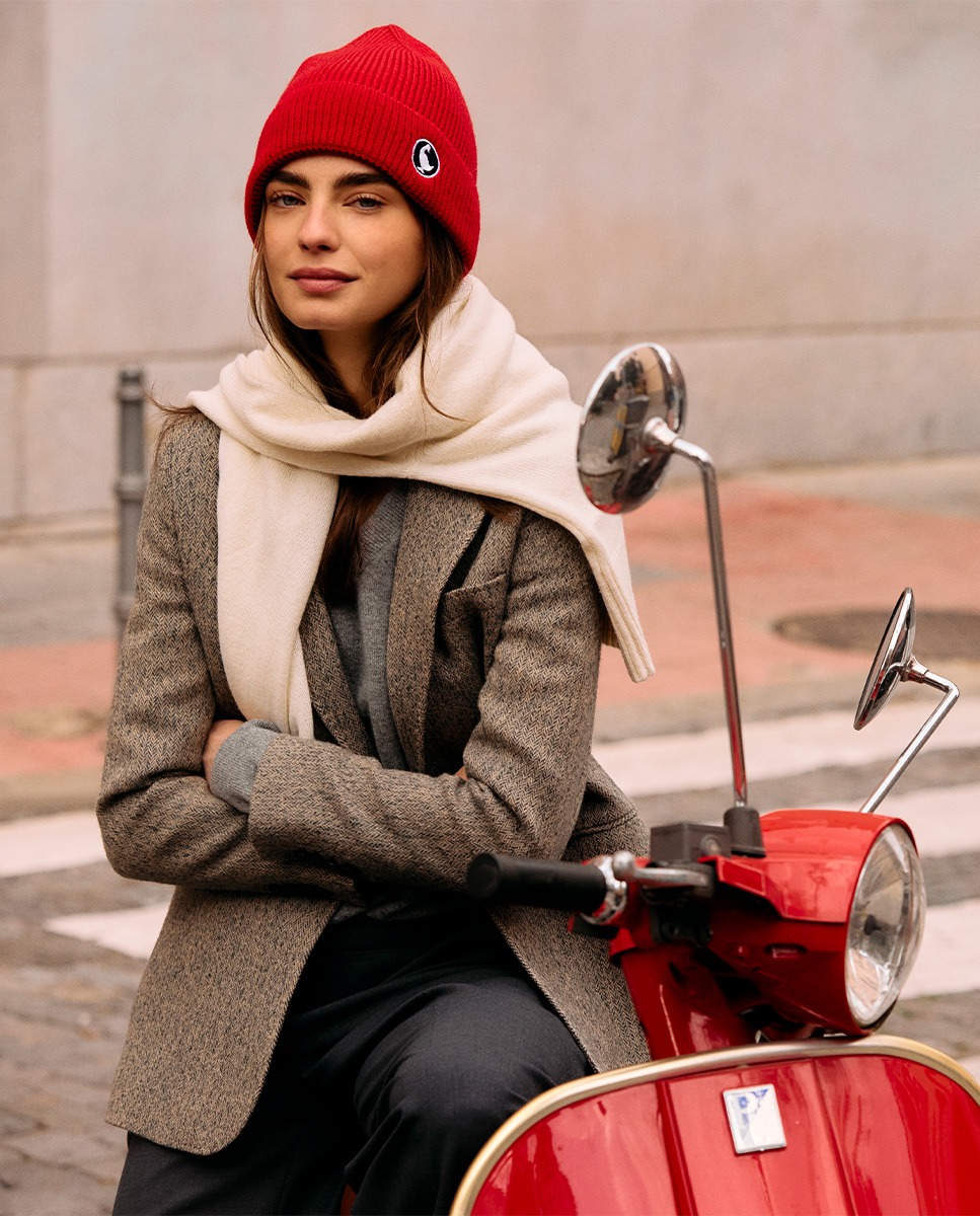 Americana Espiga Lana Verde