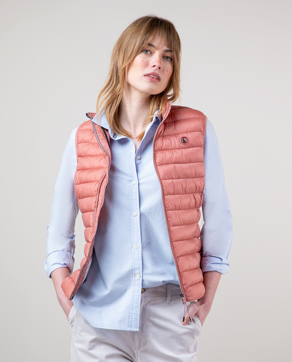 Pink Quilted Vest
