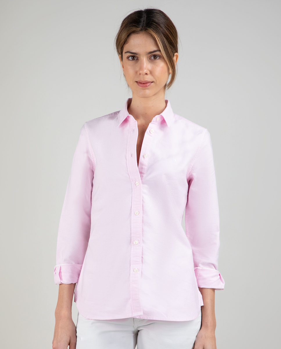 Camisa Oxford Rosa