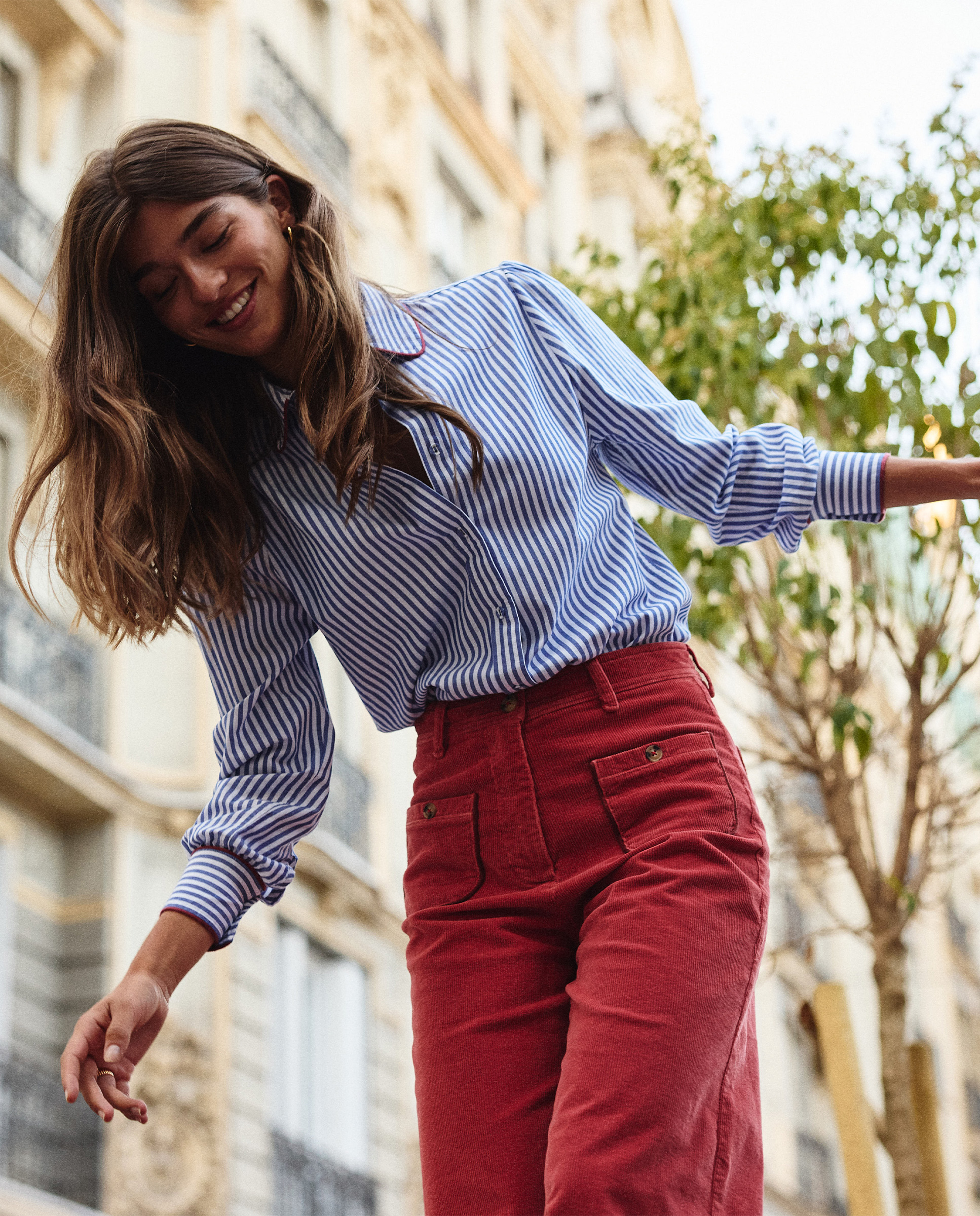Camisa Pinpoint Raya Yale Azul