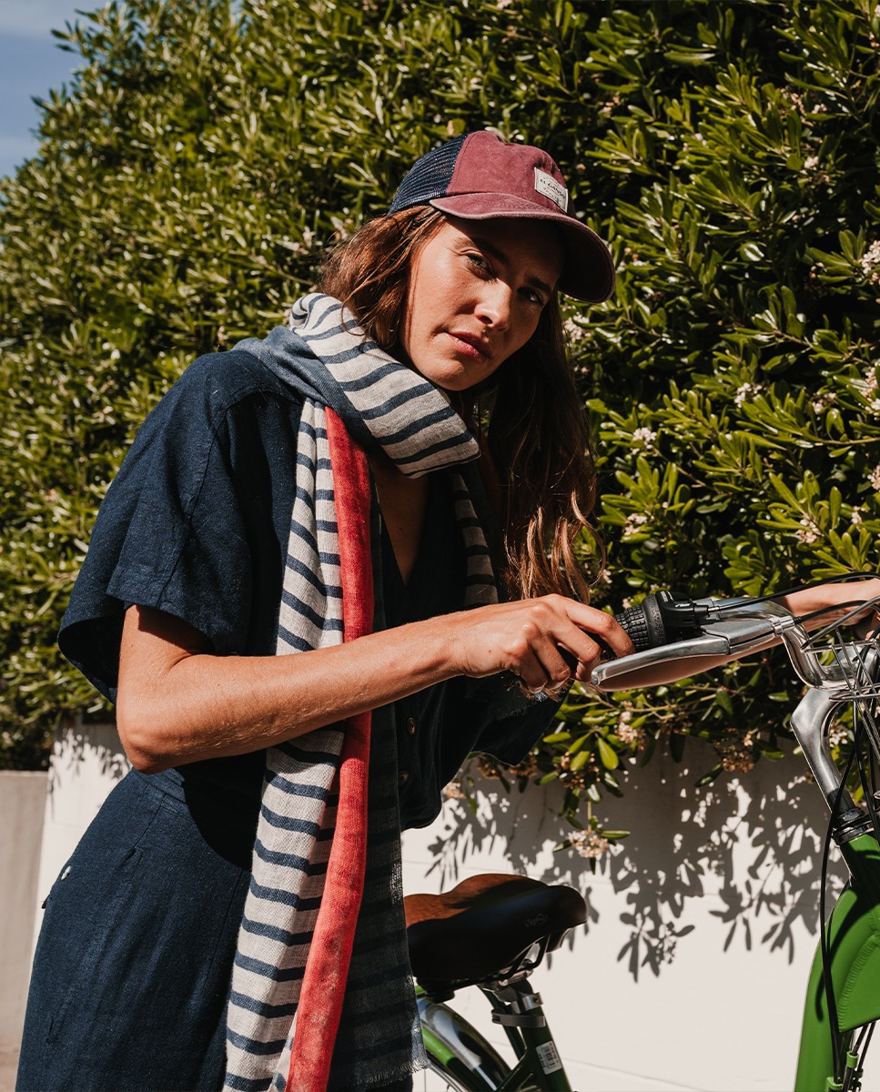 Mono Camisero Lino Marino