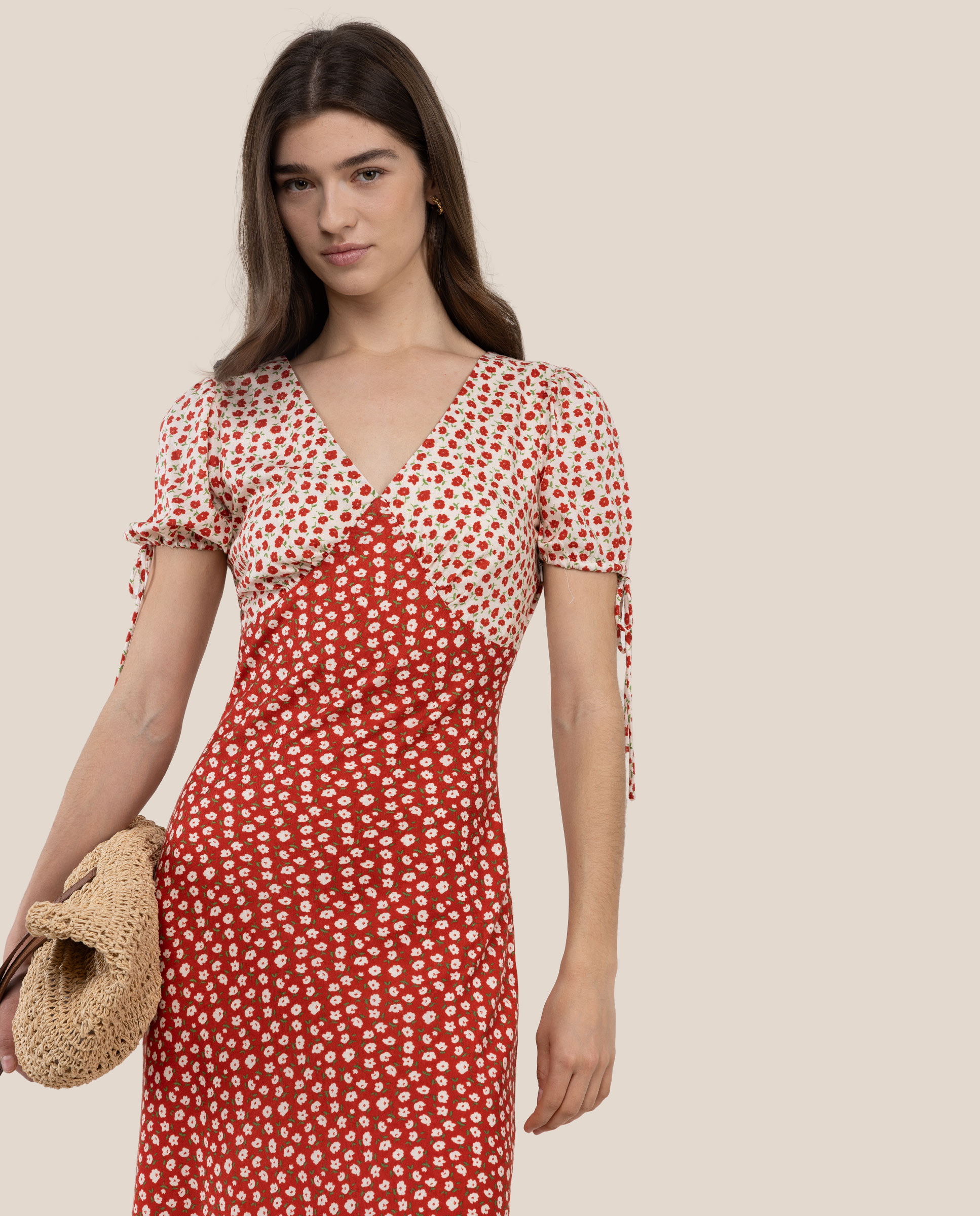 Vestido Sophie Largo Flores