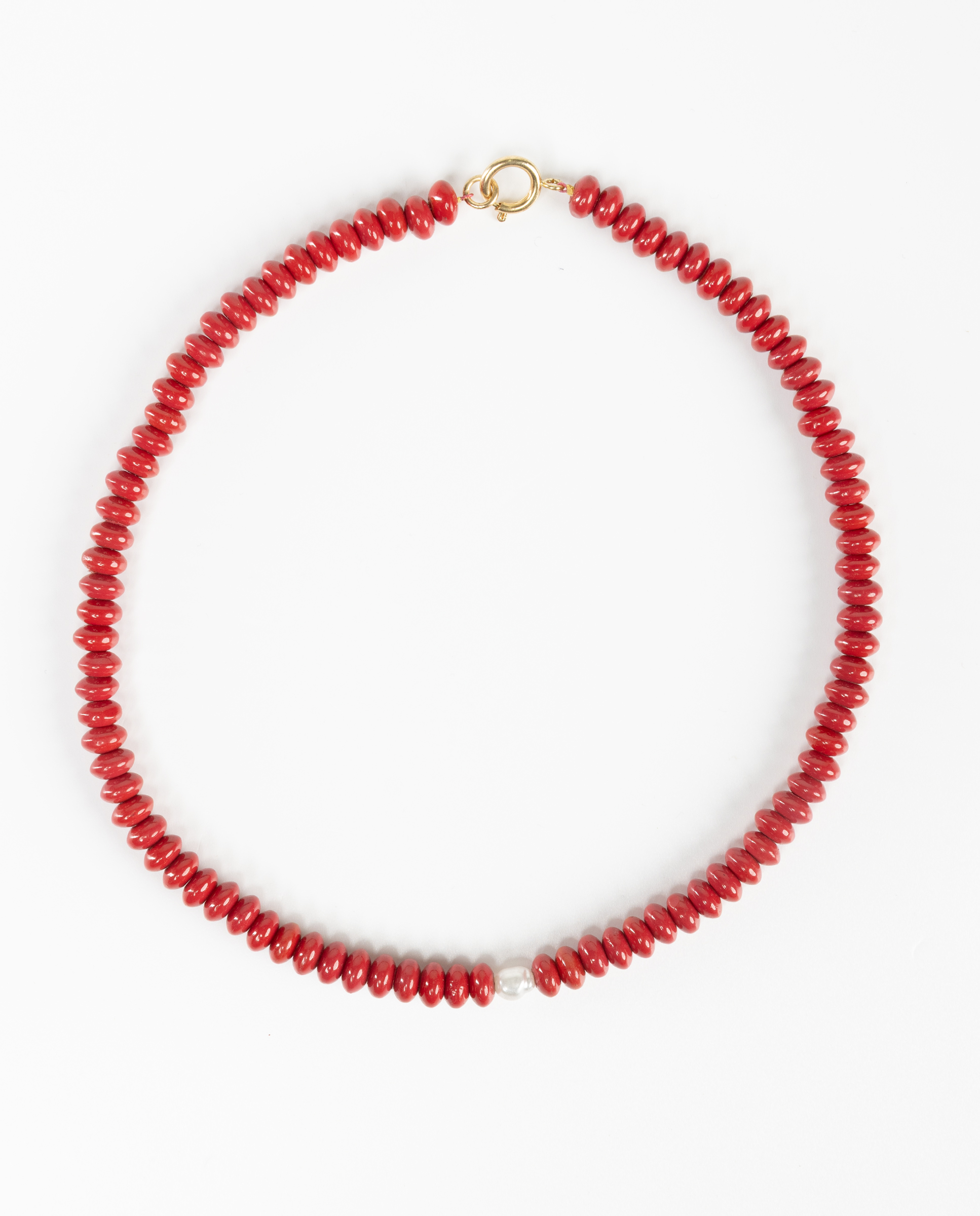 Collar Bárbara Rojo