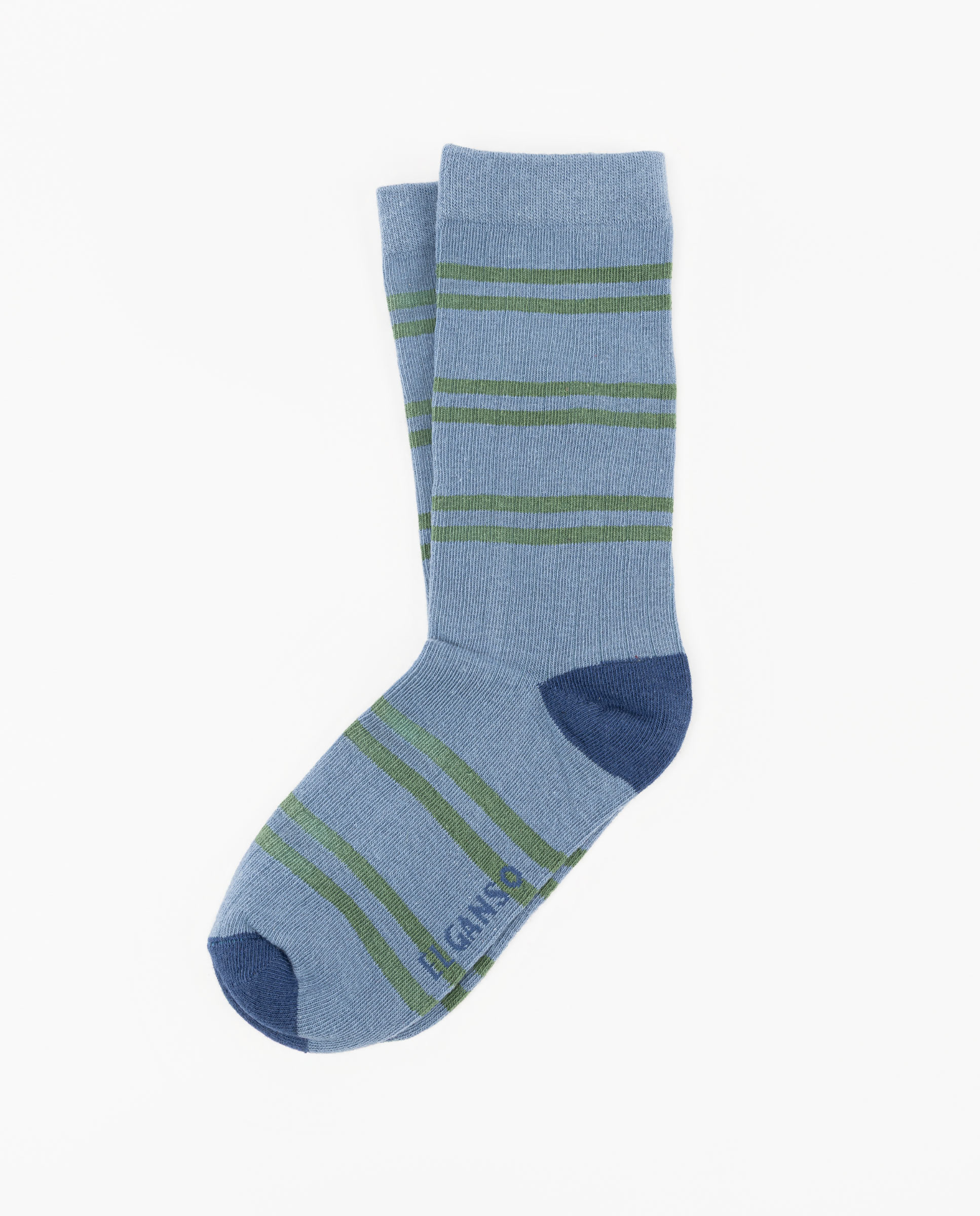 Calcetín Canalé Rayas Azul