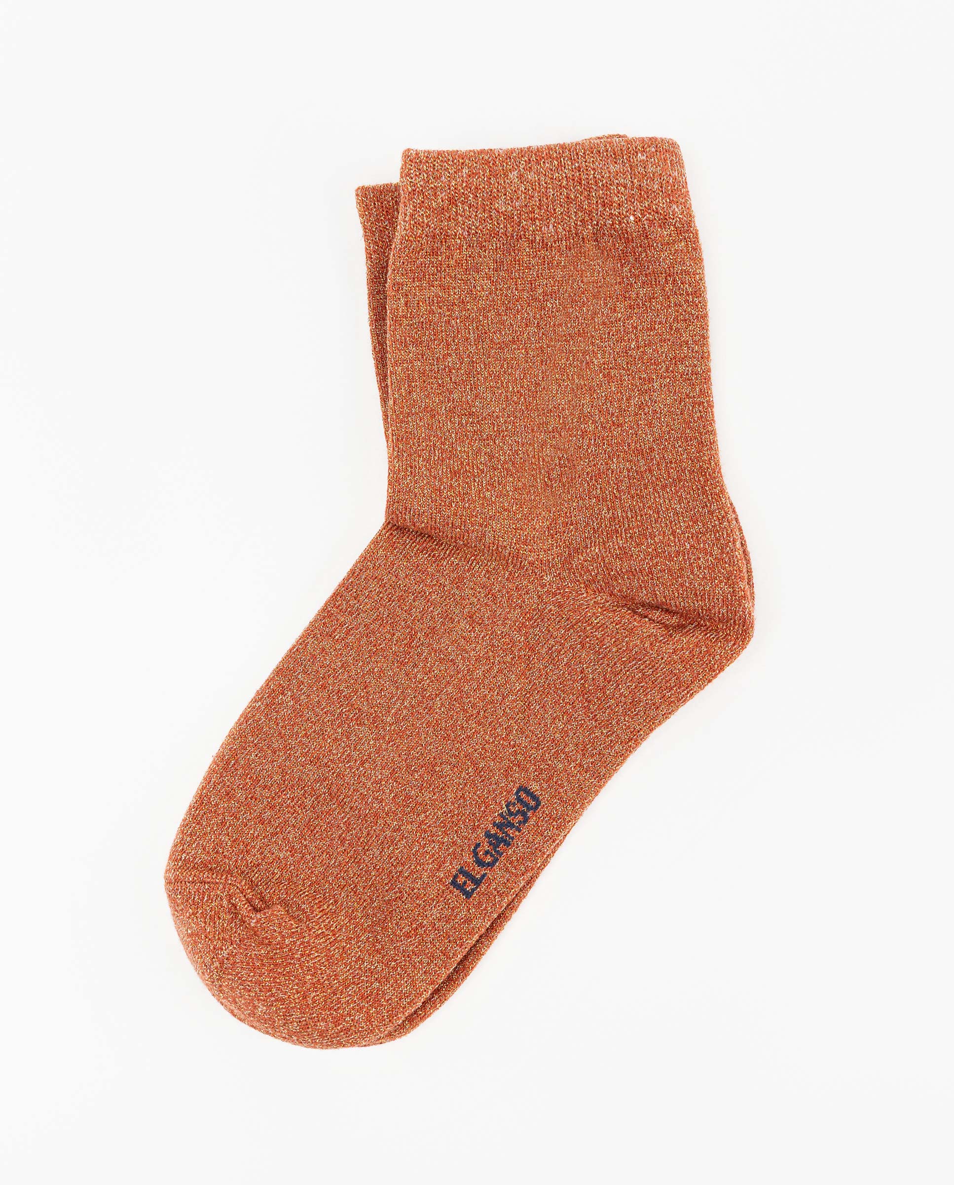 Calcetín Lurex Naranja