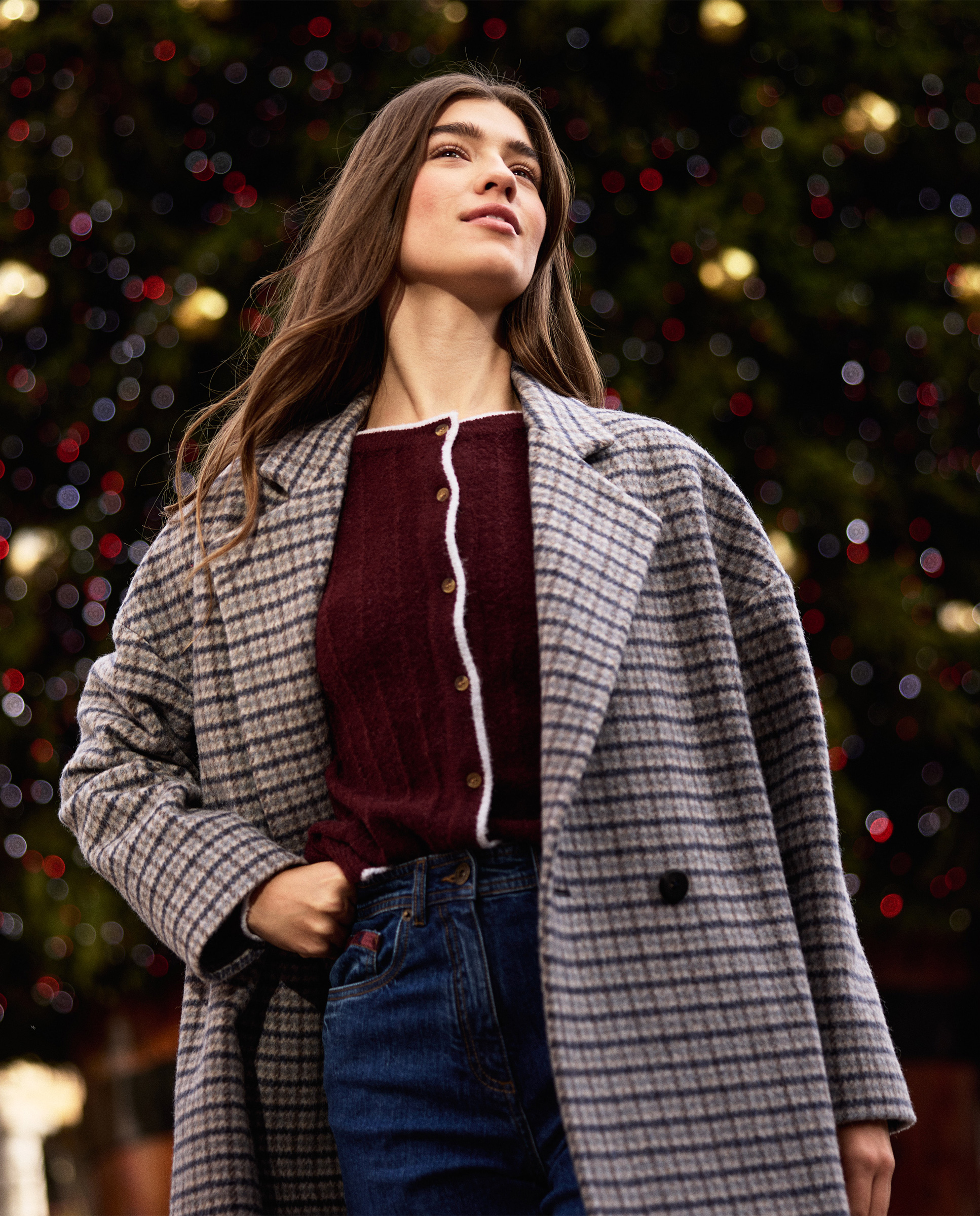 Cardigan Fantaisie Bordeaux