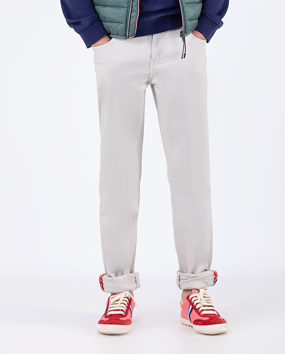 Pantalón 5 Bolsillos Gris