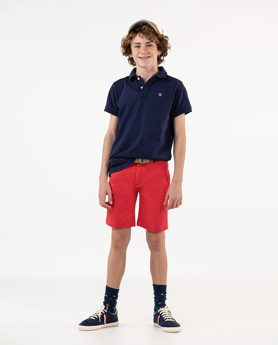 Red Bermuda Shorts