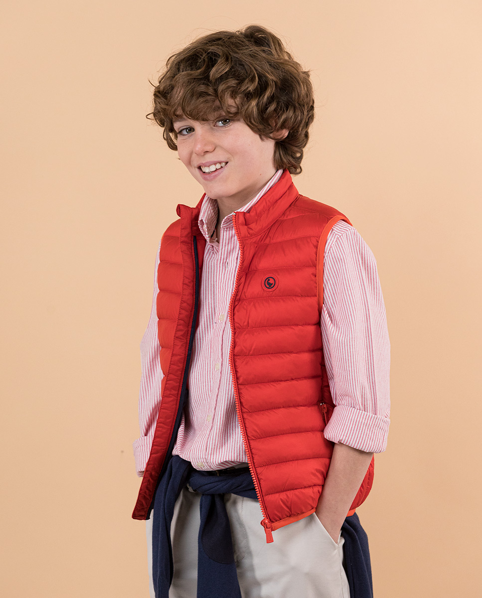 Red Quilted Vest  