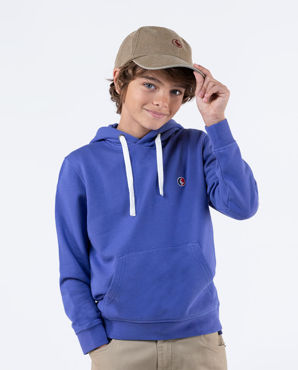 Sweat-Shirt Capuche Indigo