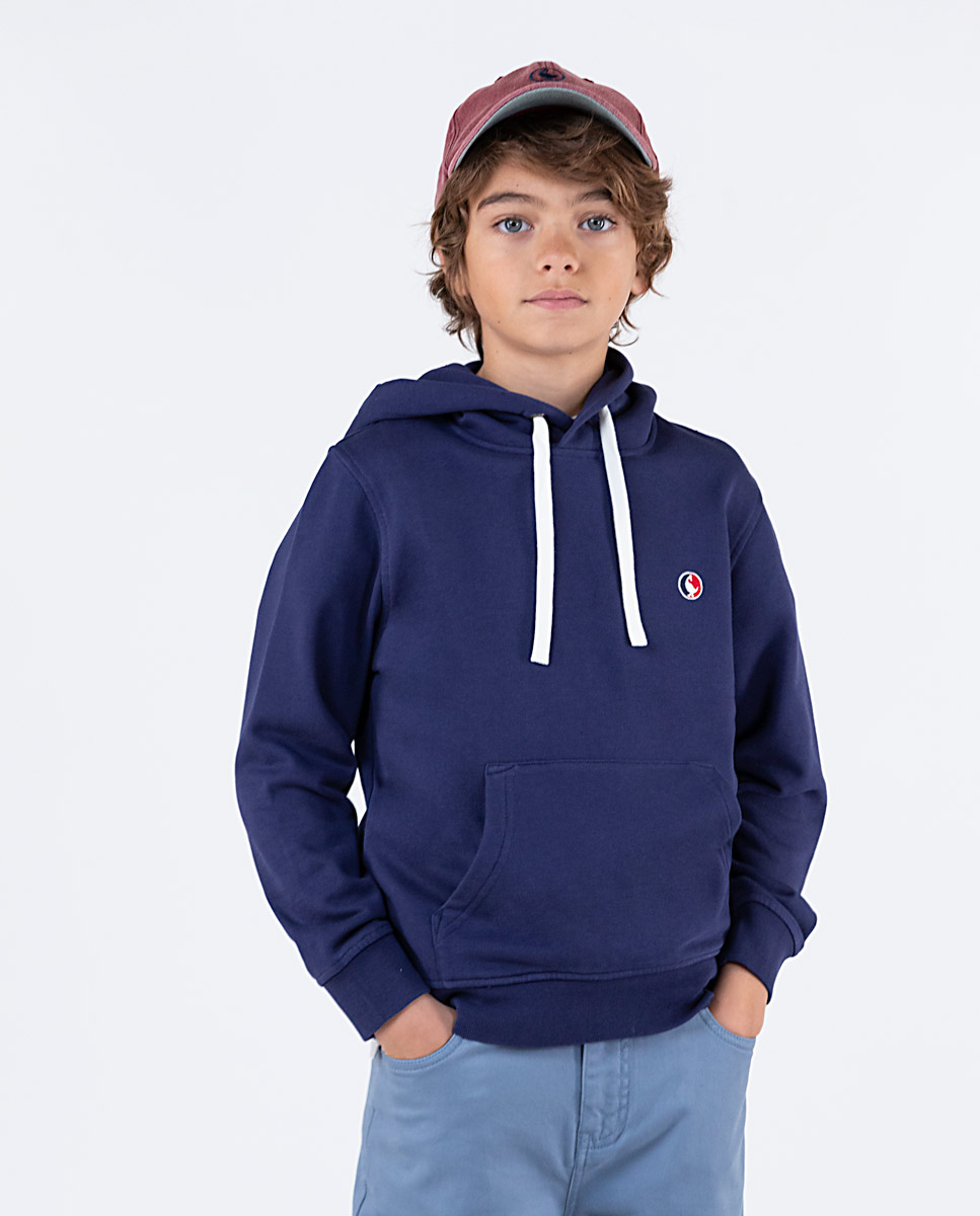 Sweat-shirt Capuche Marine